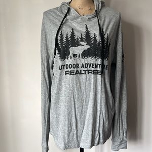 real tree outdoor adventure printed hoodie